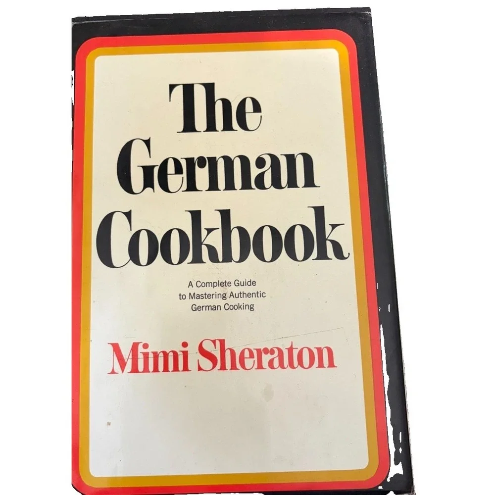 The German Cookbook Mimi Sheraton HC DJ Random House Authentic German Cooking